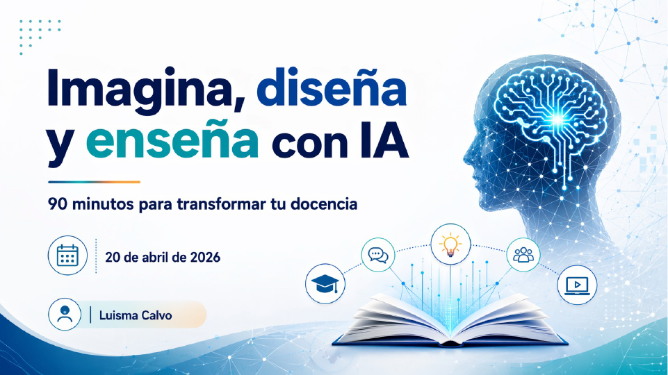 Cartel del Taller de IA para la docencia.